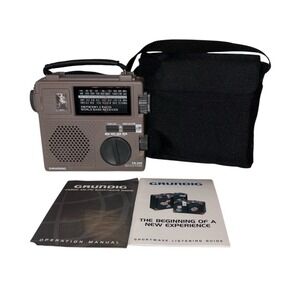 Grundig FR-200 Emergency World Band Radio AM/FM/SW 1 & 2 World Receiver